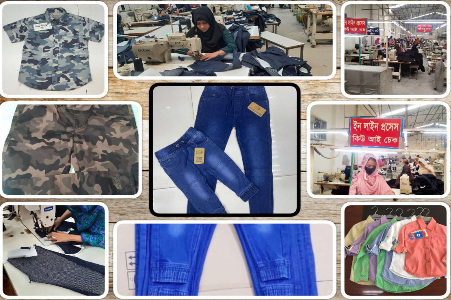 Fashion Designer Men Jeans Retro Blue Multi Pockets Casual Denim Wide Leg  Cargo Pants Hombre Streetwear